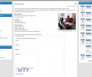 Kontaktformular schnappschuss