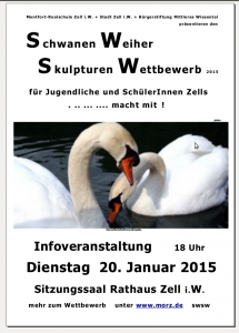 Schwanenskulpturen Plakat.png